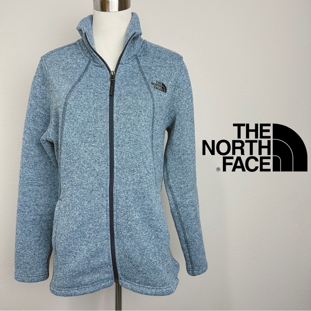 The North Face L Crescent Sweater Fleece Jacket, blue
